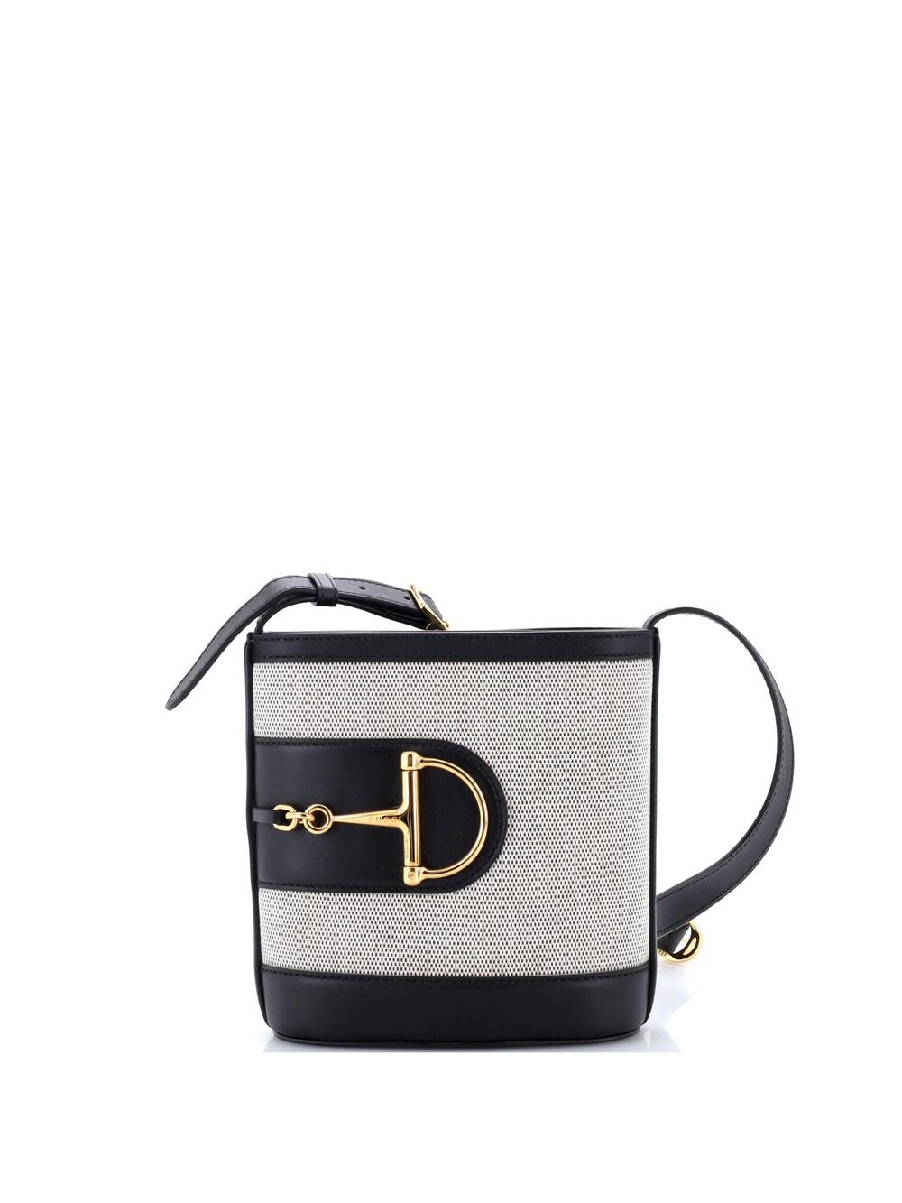 Gucci 73 Bucket Bag Canvas And Leather #370235G13B